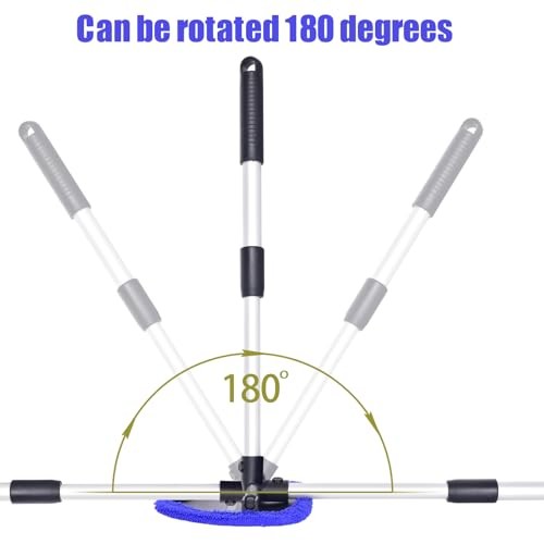 Windshield Cleaner, Car Windshield Cleaning Tool with 3 Reusable and Blue1