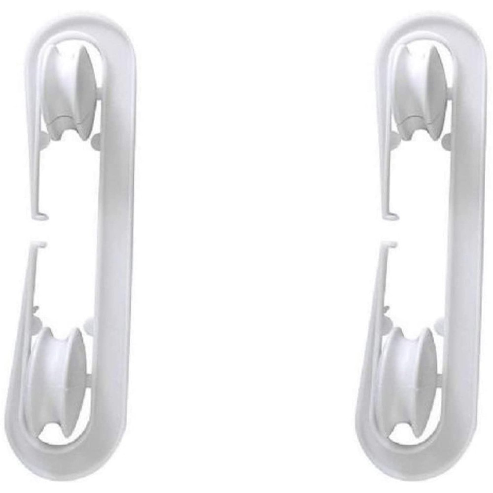 2 Pack Clothesline Spreader Pulley Rope Wire Separation for Long Clothes Line