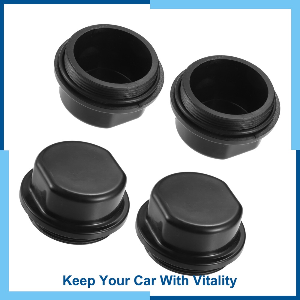 Universal Pack (4) Trailer Boat Bearing Hub Cap Replacement for Vortex