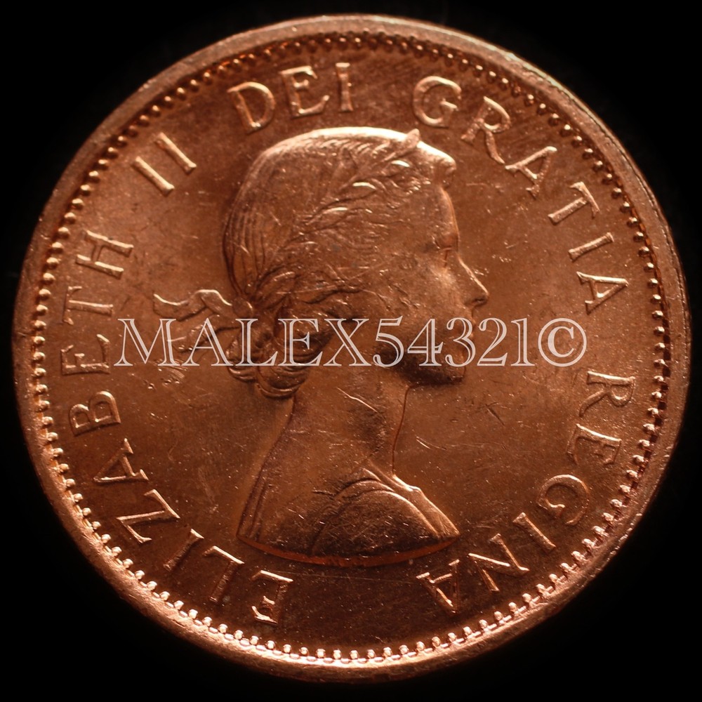 🇨🇦 ​CANADA 1959 1 CENT UNCIRCULATED FROM ROLL