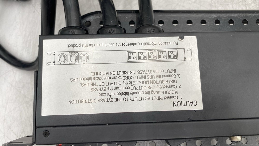 Xtreme Power Conversion Bypass Distribution Module