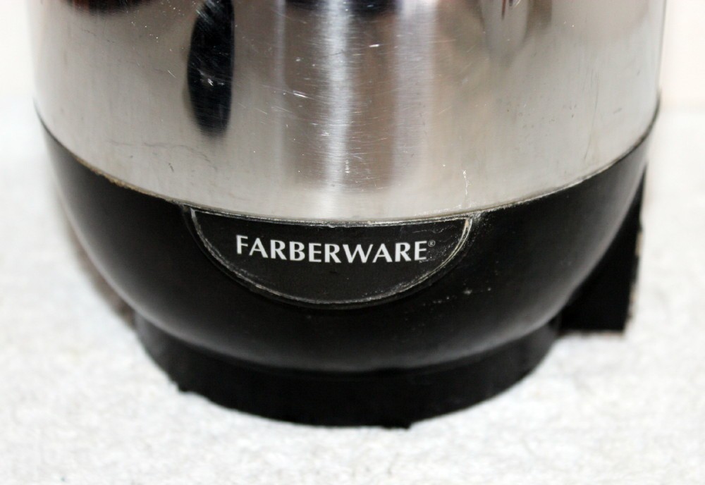 Vintage Farberware 8 Cup CFCP280 Coffee Perculator ~ Compete Working ~ READ