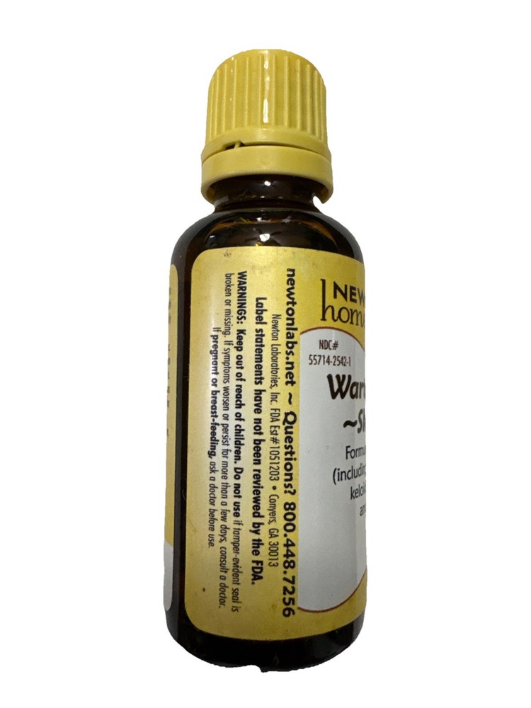 Newton Homeopathics *warts* 1 fl oz/30mL