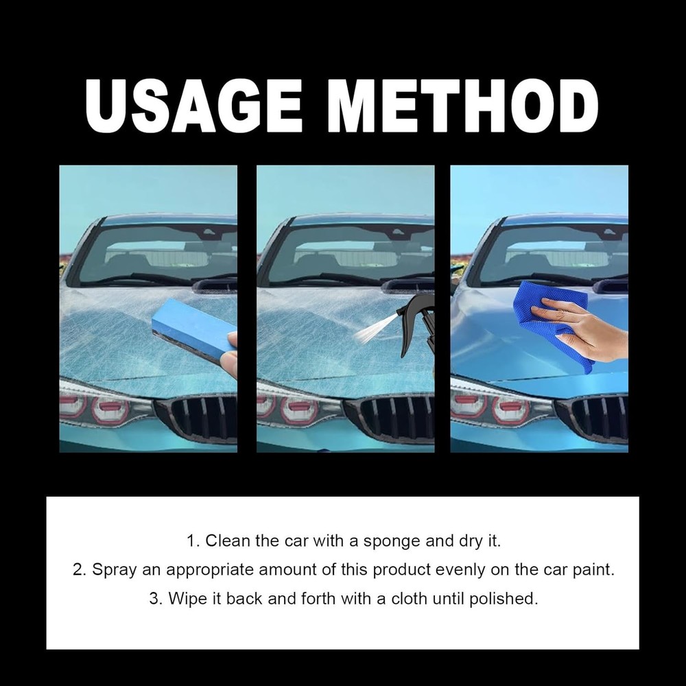 Magic Gem Nano Hydrophobic Ceramic Car Spray, Quick Effect Coating