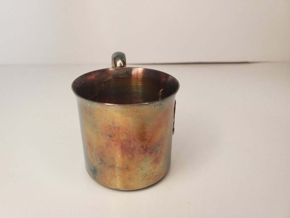 Reed & Barton for Children Silver Baby Cup Mickey Mouse