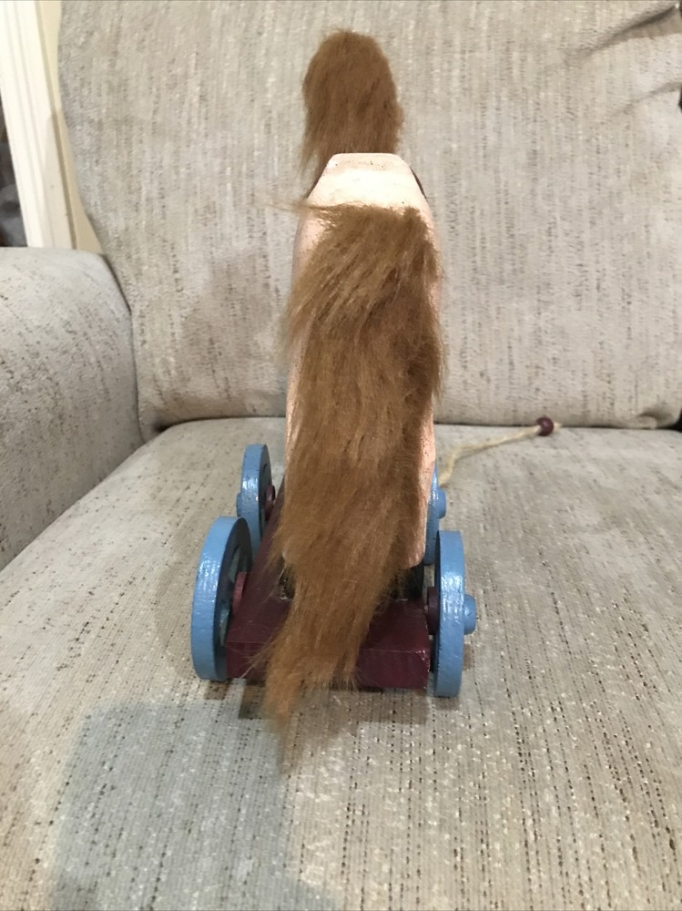 Vintage(?) Reproduction Horse Pull Toy