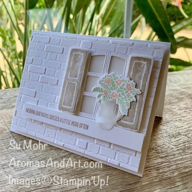 Stampin Up! BRICK & MORTAR 3D Embossing Folder. ***NEW*** #70