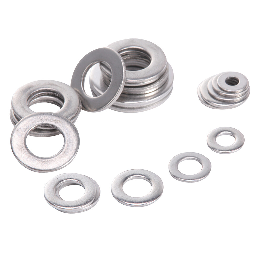 660PCS 304 Stainless Steel Washers Flat Washer Assortment Set Value Kit