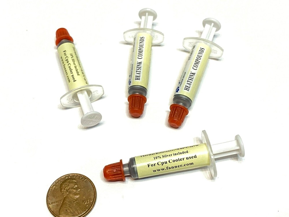 6 Pieces BXR Silver Thermal Grease CPU gpu Heatsink Compound Paste Syringe B24