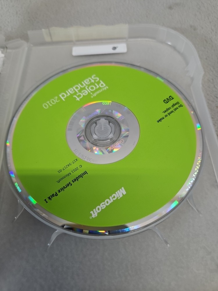 Microsoft Project Standard 2010 Software (O2)