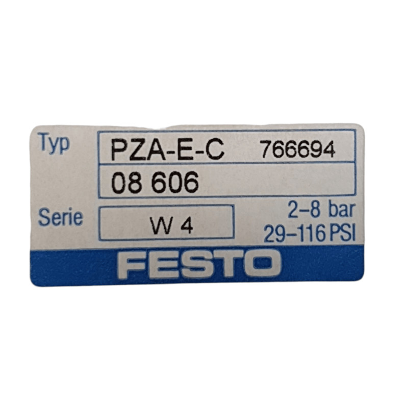 FESTO PZA-E-C Totalizer Counter 08 606