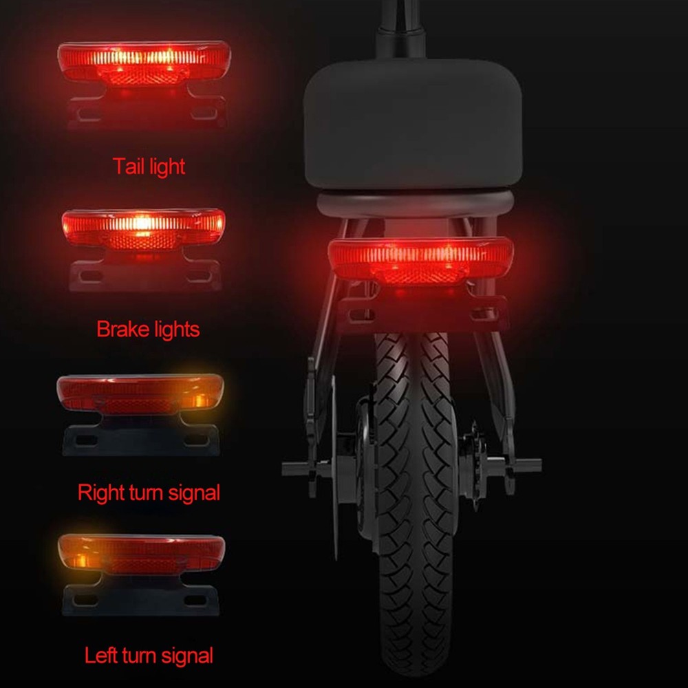 Reliable Waterproof Rear Light System Designed Specifically for EBikes