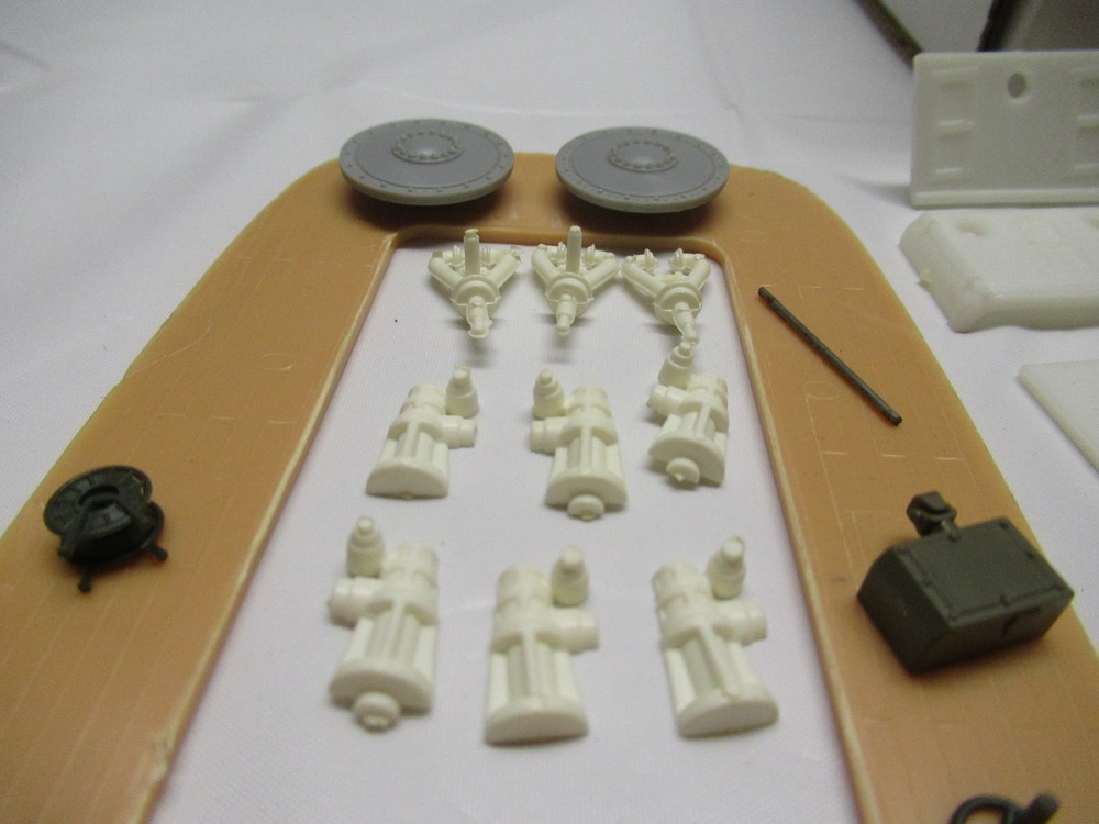 Fire Boat Parts For A Plastic Model Kit