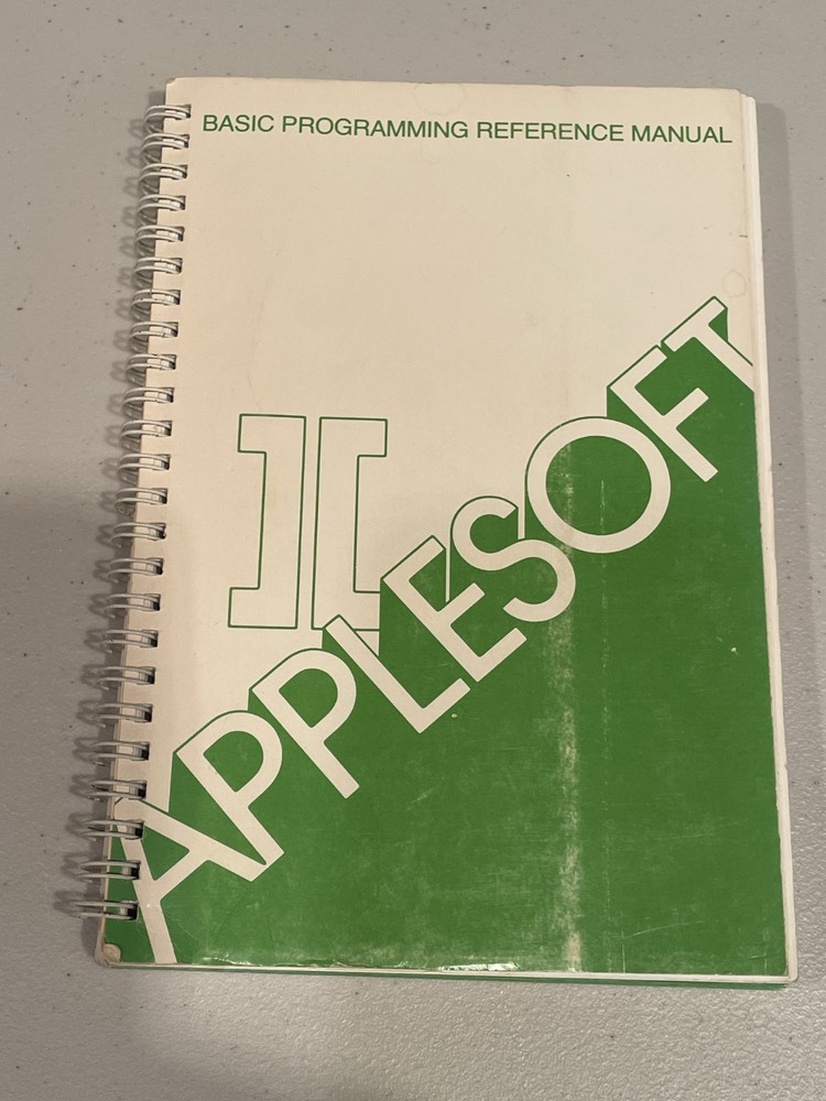 Apple Reference Manuals Lot of 4 - AppleSoft, DOS, Ref Manual, Machine Language