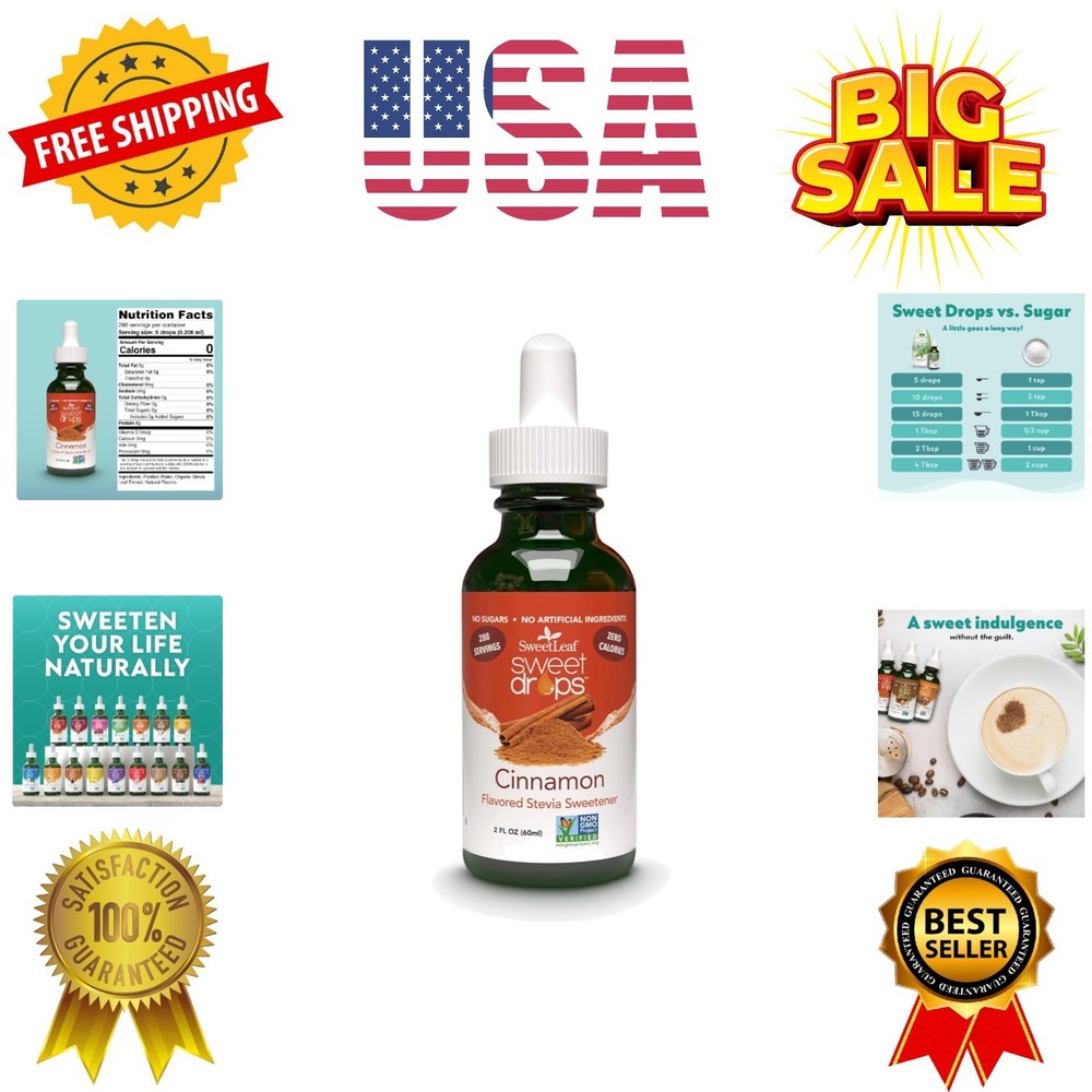 Sweet Drops - Flavored Stevia Liquid Sweetener, Organic Stevia Extract, Zero ...