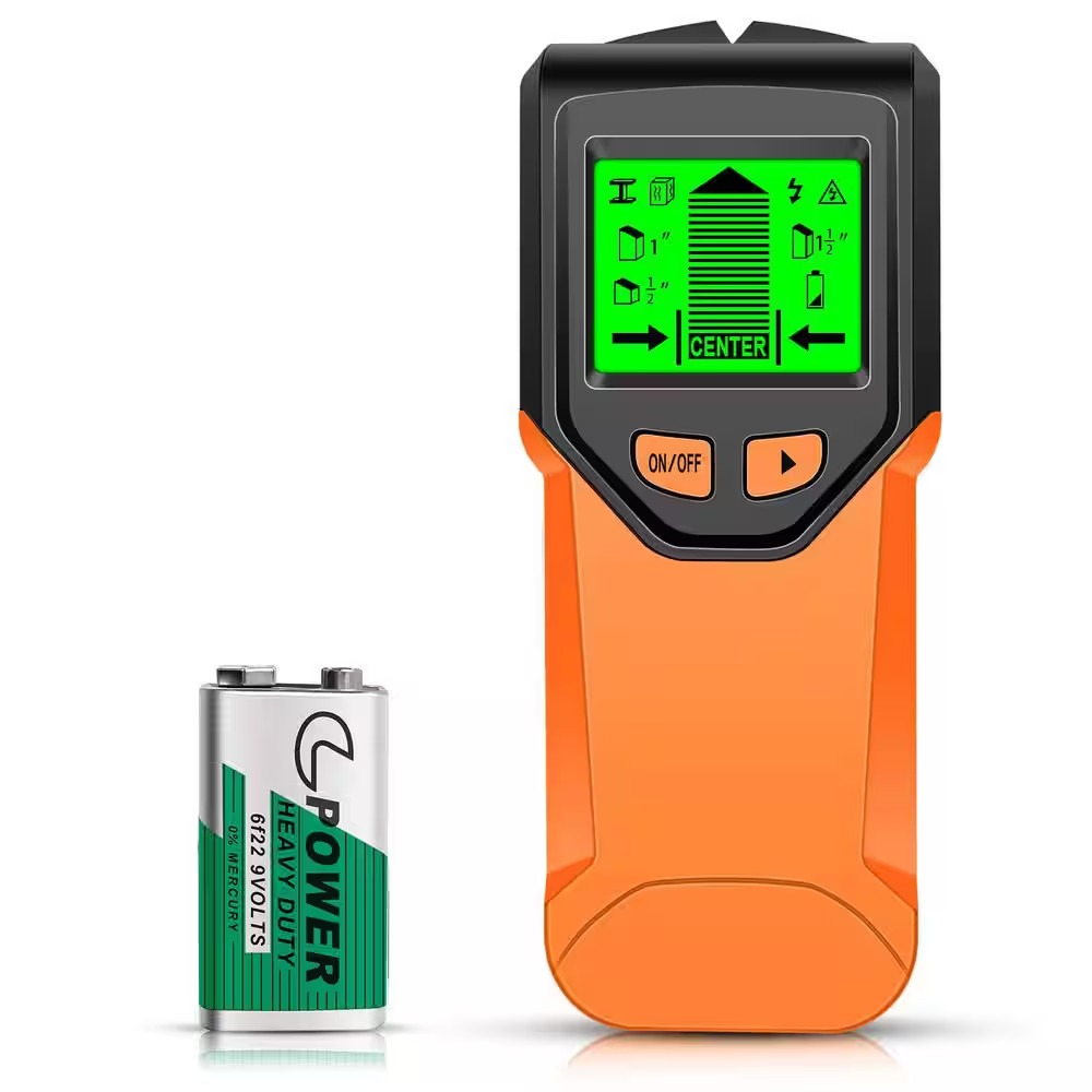 5 in 1 Stud Finder Tool with Intelligent Microprocessor Chip HD LCD Display for