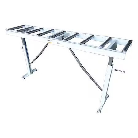 Conveyor Table, Roller Spacing 8 In.,  33Ve05