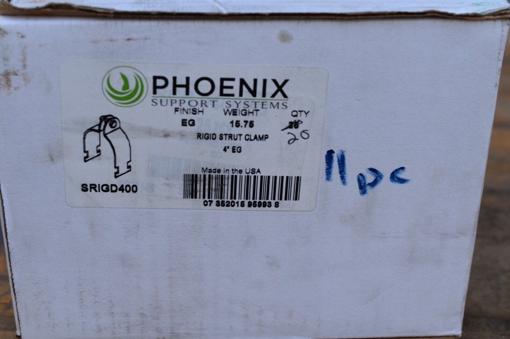 phoenix support system rigid strut clamp 4", SGD400, 11 pc