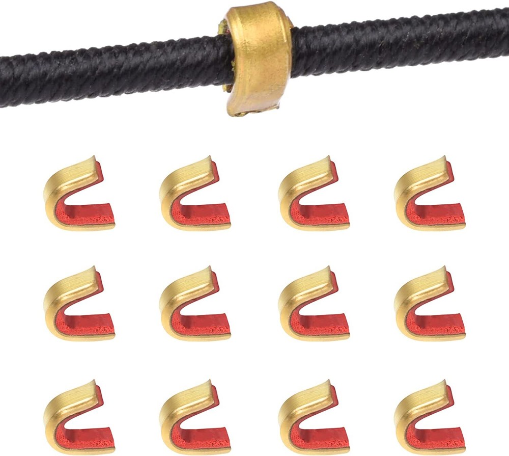 12xString Nocking Buckle Points Archery BowString Nock Compound Recurve Bow Tool