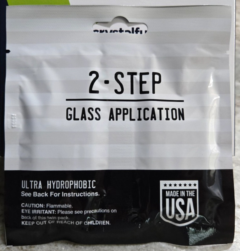 Crystal Fusion - Hydrophobic Windshield Coating - Windshield Protection