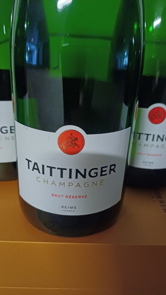 6 xTaittinger Champagne Empty Bottles 75cl