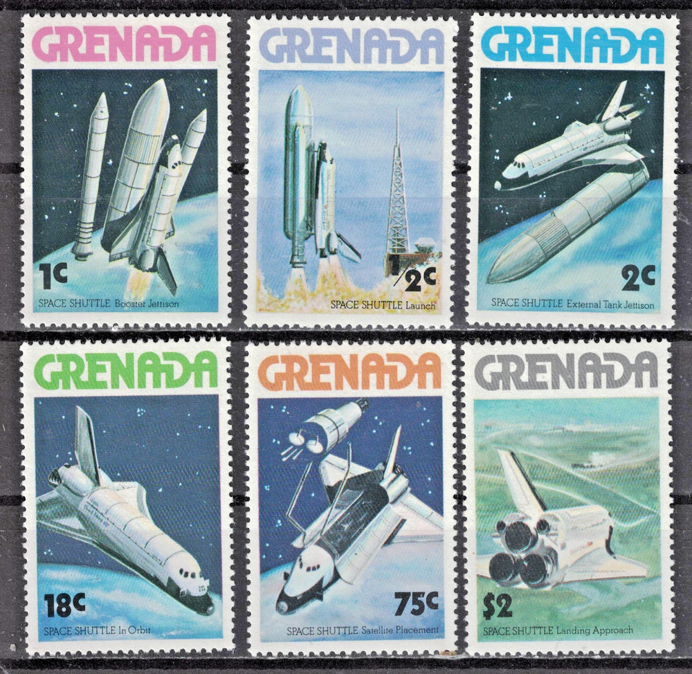GRENADA:1978 SC#842-47 MNH US space shuttle AP3380