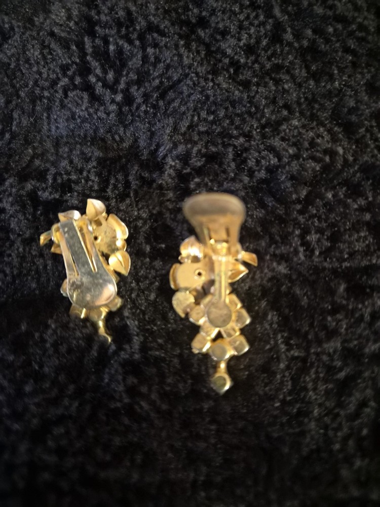 Earrings Roses Vintage