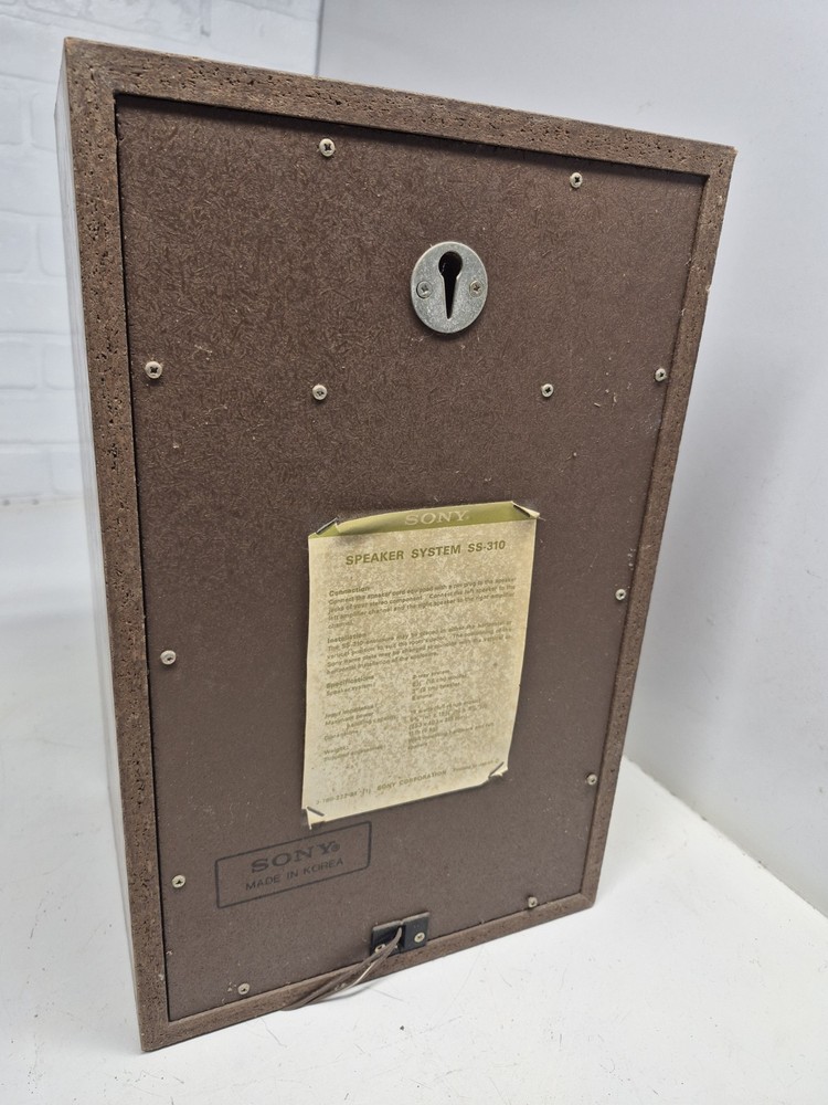 Vintage SONY SS-310 SINGLE SPEAKER TESTED