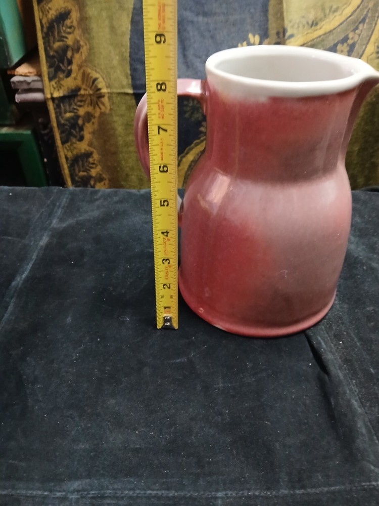 vintage ceramic water pitcher large