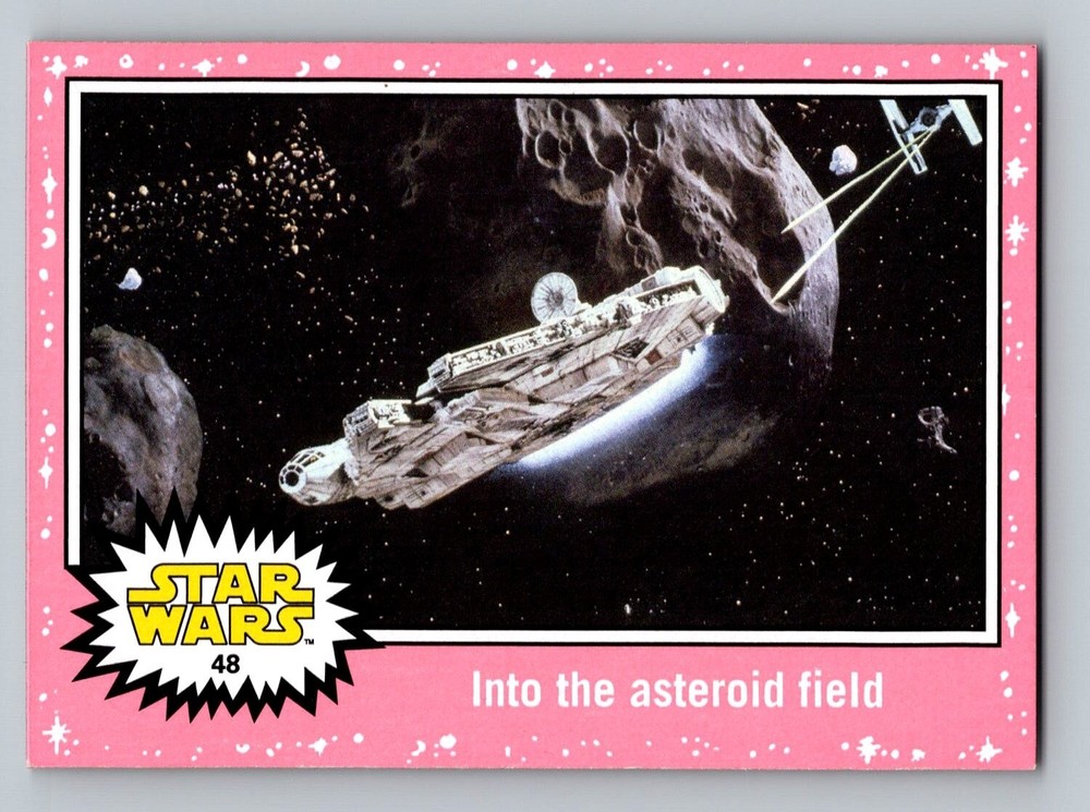 2015 Journey to the Force Awakens PINK Parallel  #48 INTO THE ASTEROID FIELD