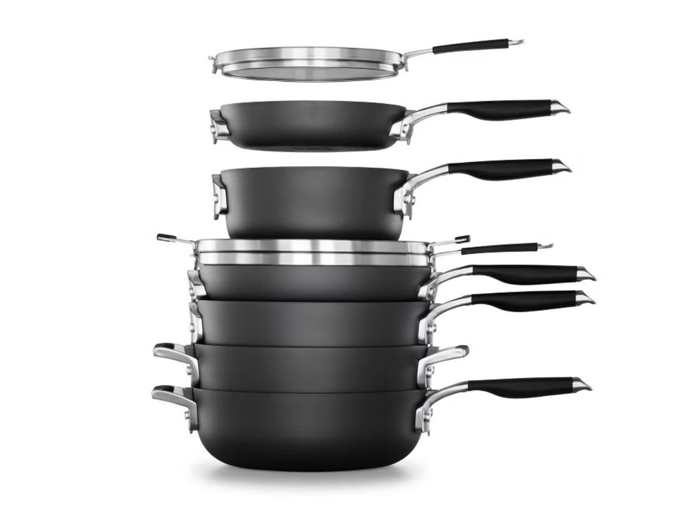 Calphalon 9pc Space Saving Nonstick Cookware Set *NOB - Read*