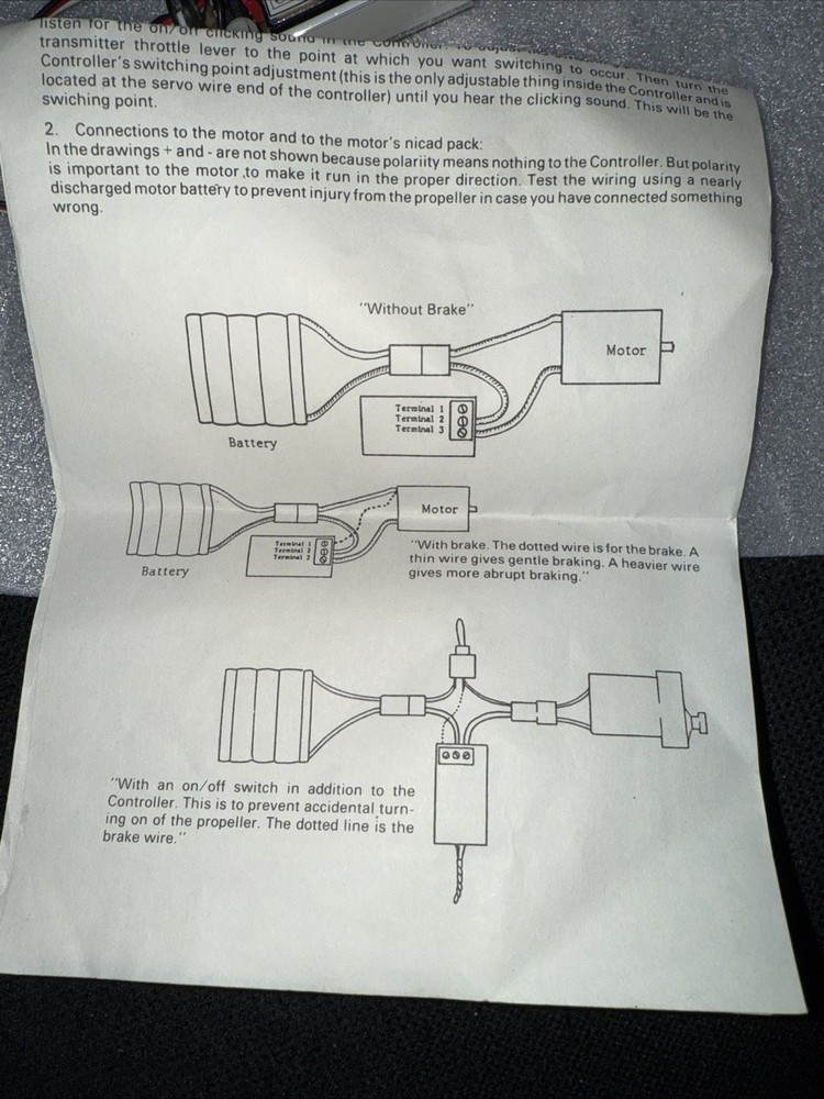 Hobby Lobby Electric Flight On/Off Controller for R/C Model Airplanes
