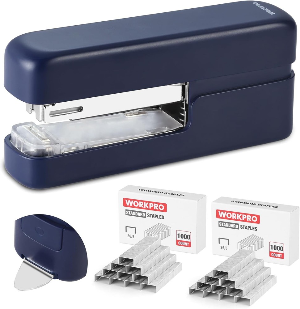 WORKPRO 2-in-1 Stapler with 2000 Staples & Staple Remover 40 Sheet Capacity