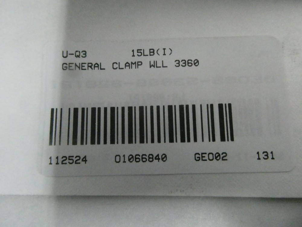 General Clamp WLL 3360 Super Clamp 3360lb