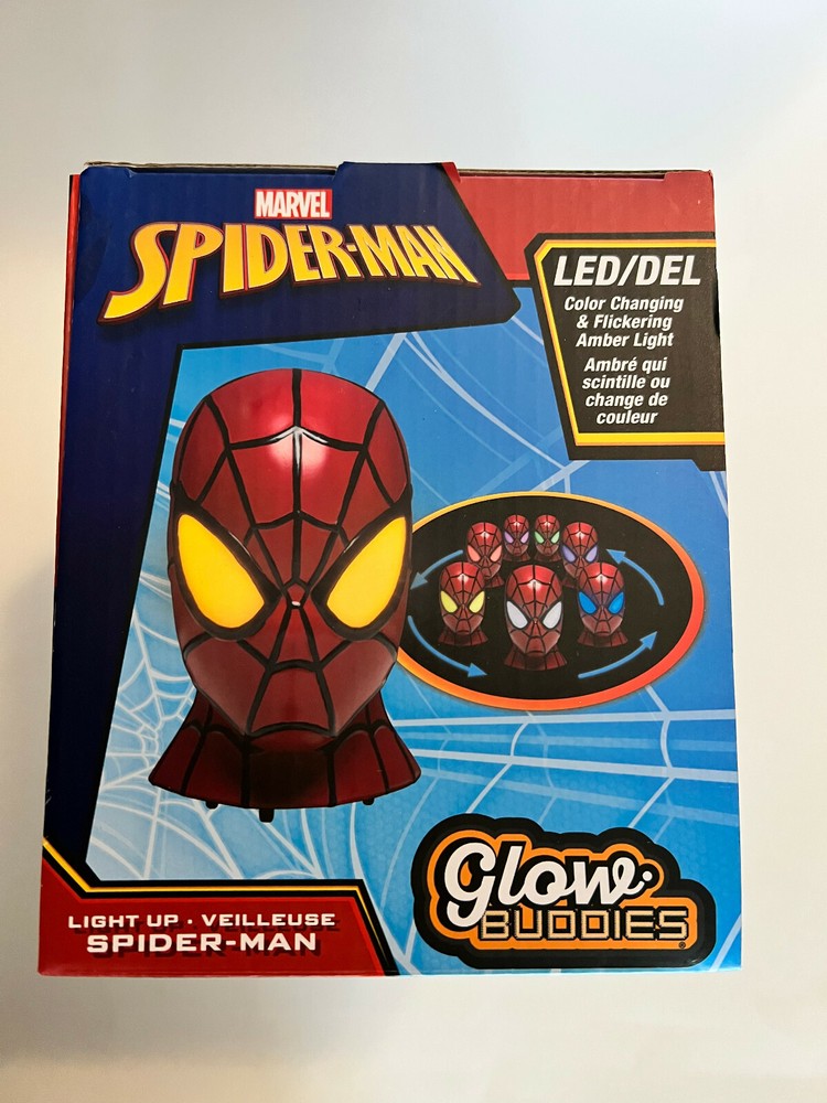 Marvel Glow Buddies Light Up Spider-Man Head