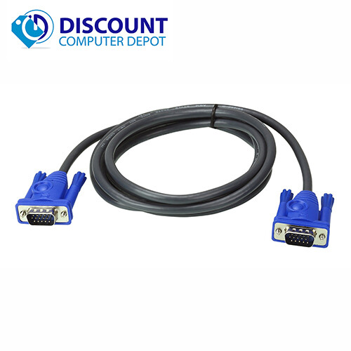 VGA Cable for Dell Optiplex Core i5 Computer Power PC LCD Blue Cable Display
