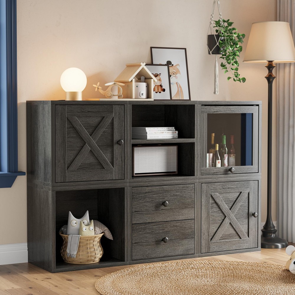 FUSUNBAO Magic Cube Storage Organizer Stackable Cubes for Home Books Clothes