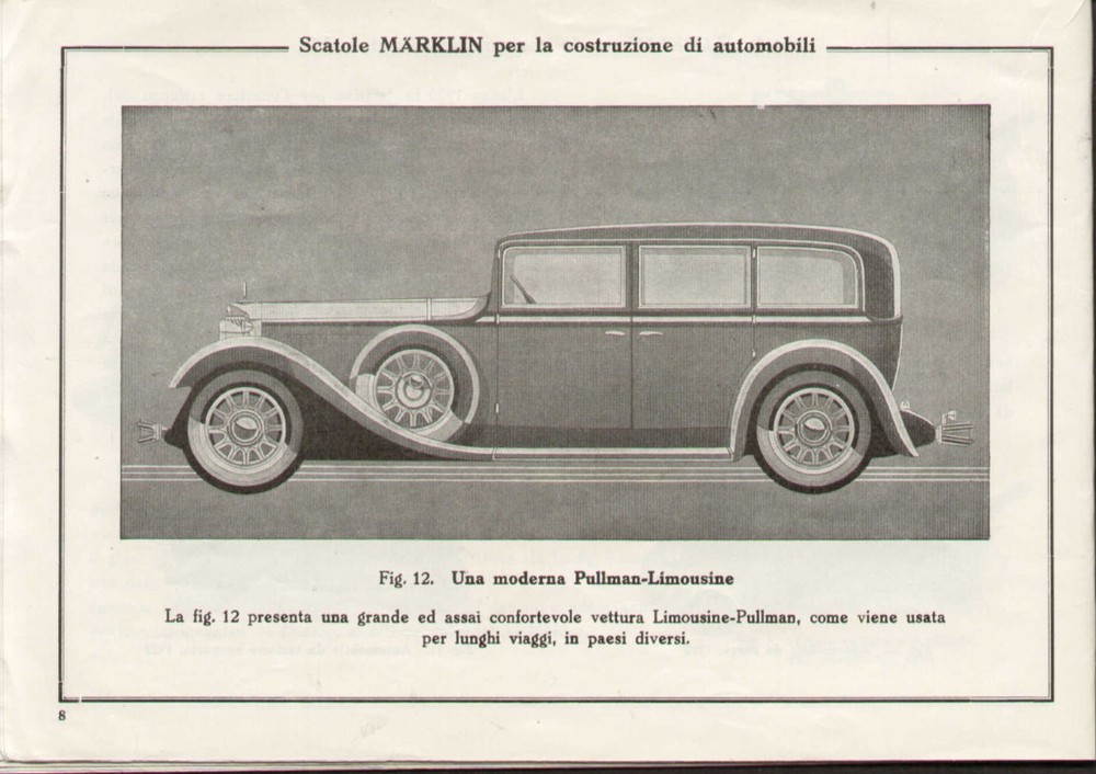 Märklin 1934 catalogue - Automobile construction IT aa