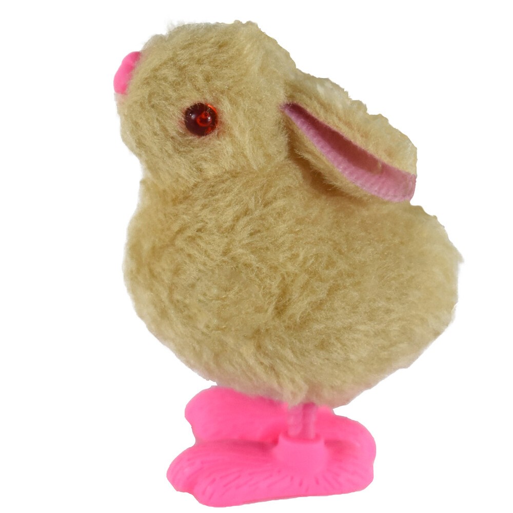 Wind Up Hopping Bunny Easter Egg Bunny 2 Pack (Yellow)