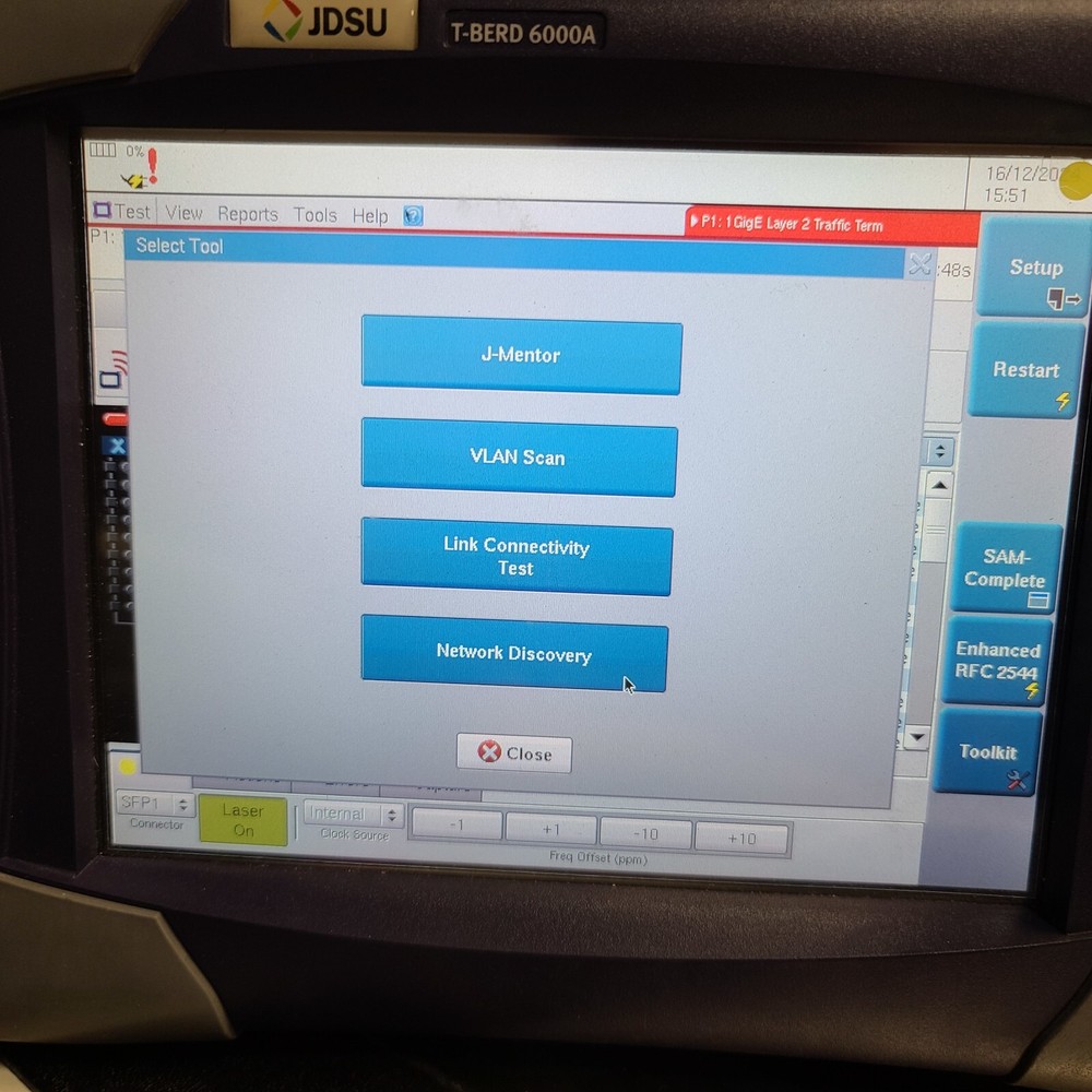 JDSU T-BERD 6000A W/ MSAM C0404 Module