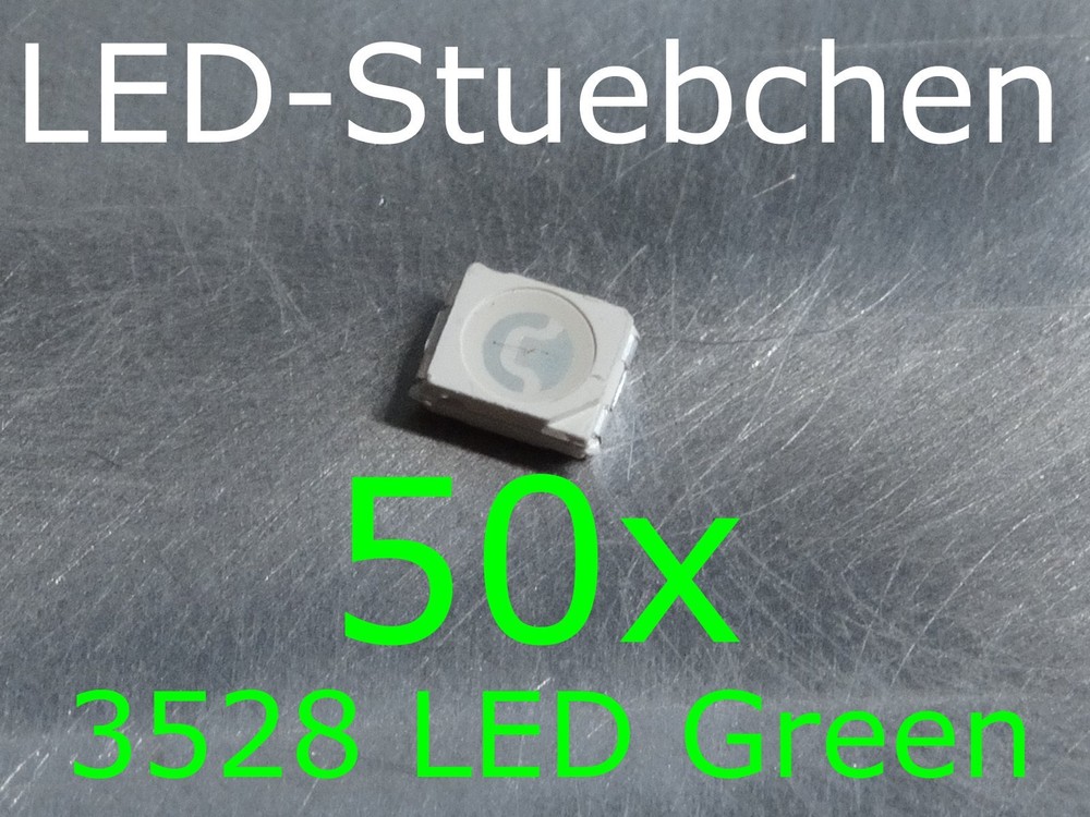 50x 3528 LED Green