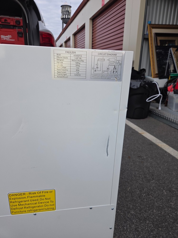 K2 Scientific Model K204SDF Laboratory Freezer