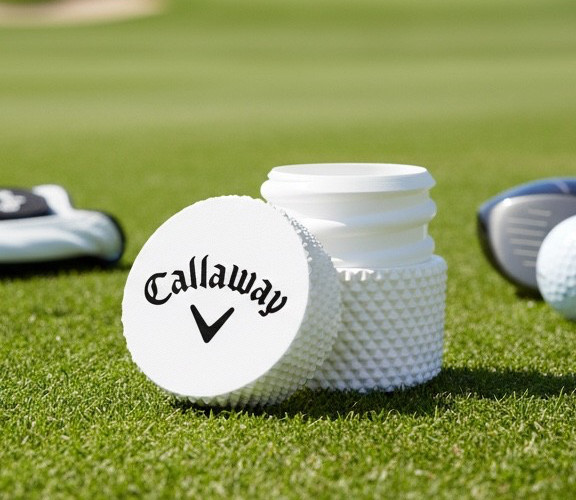Callaway Container – Threaded Golf Tee Storage Box 3D Printed for Golfing Tees