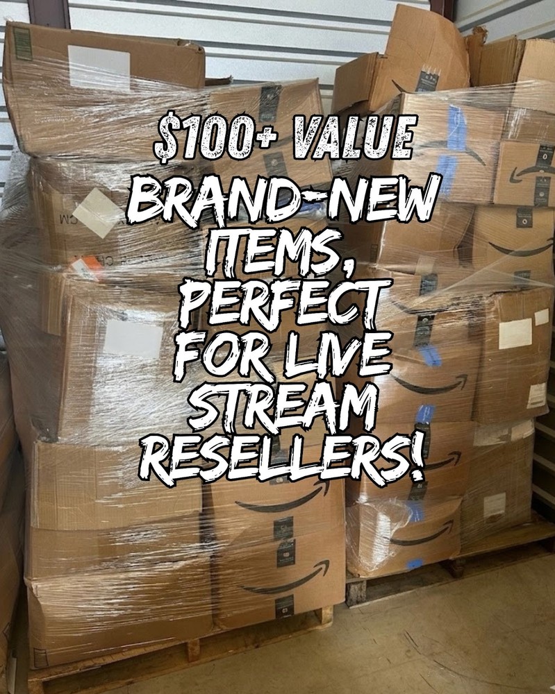 📦 Bulk Retail Box – Mixed Merchandise Liquidation Surplus