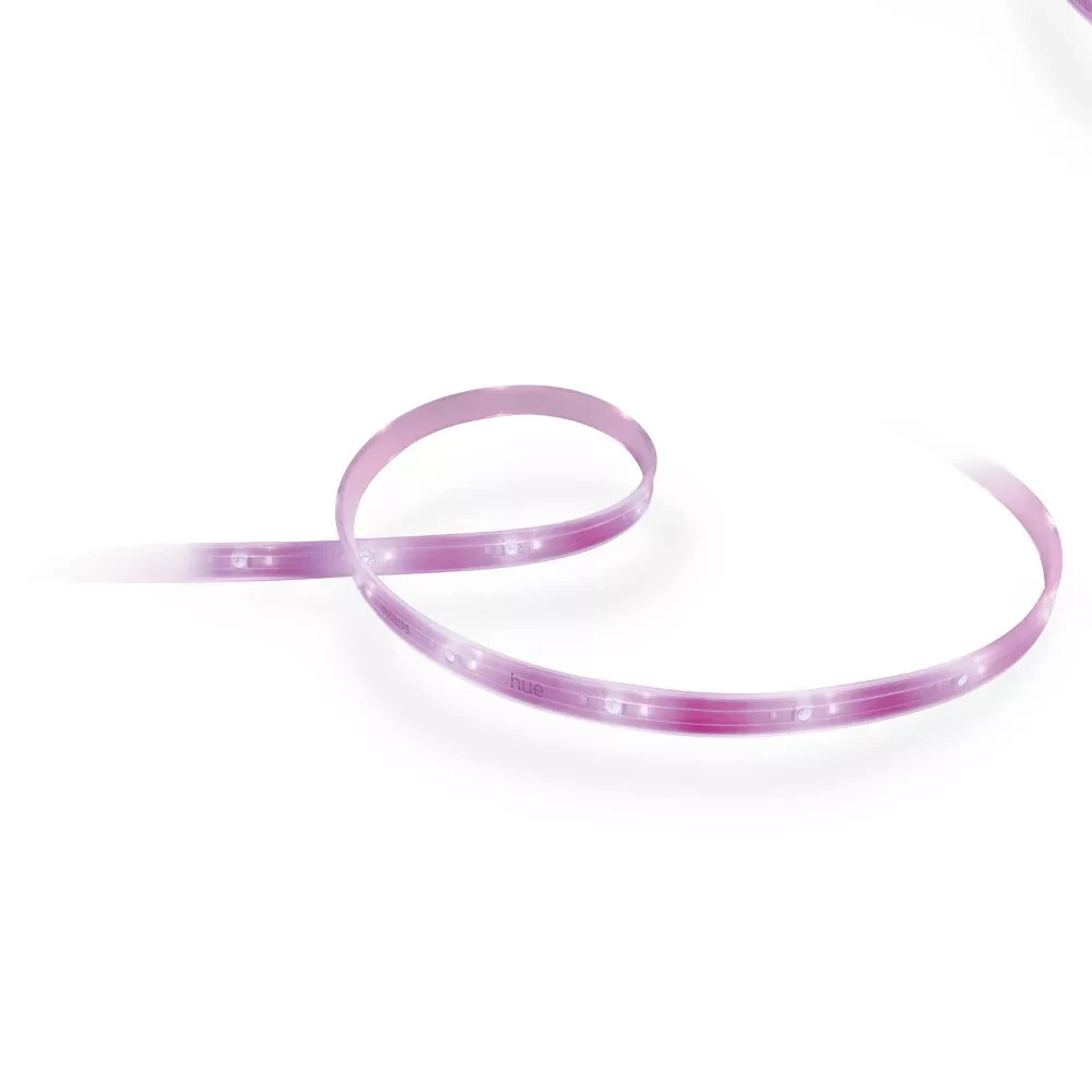 Philips Hue White and Color Ambiance Bluetooth Enabled Lightstrip Base Kit 80"