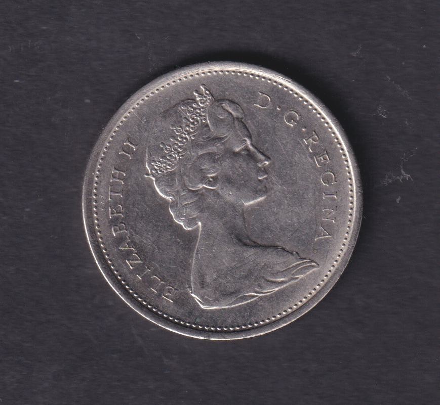 CANADA - 1968 25 Cent Coin (267)