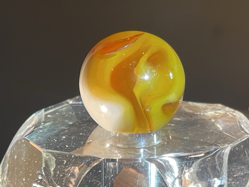 AKRO AGATE CORKSCREW Egg Yoke Shooter MARBLE