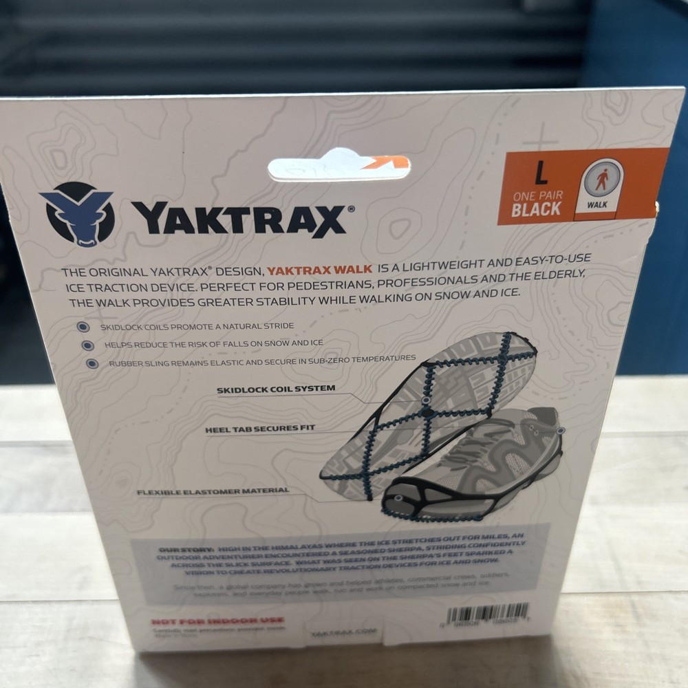 Yaktrax Walk Large New