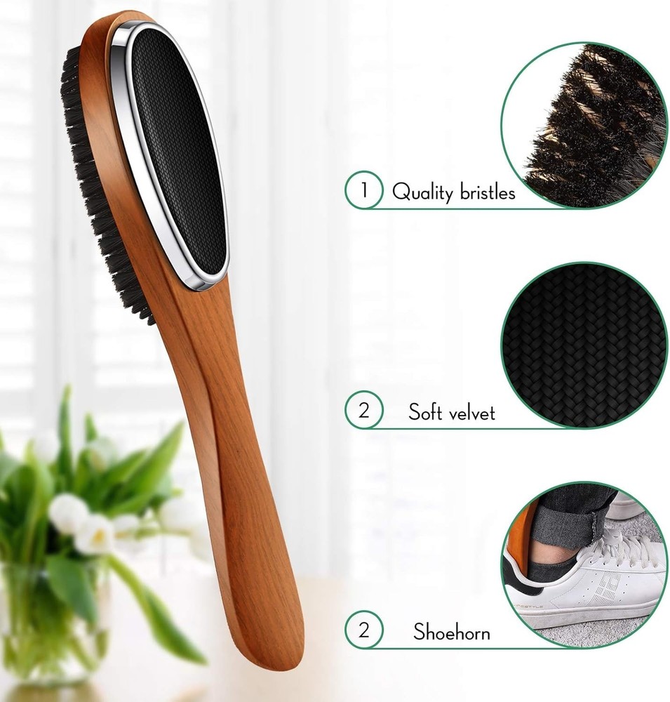 2-Pack Lint Remover Brushes - Multi-Function for Clothes & Furniture