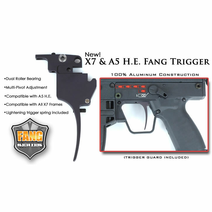 TechT Tippmann Fang Trigger - X7 & A5 H.E. - Paintball